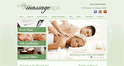 Desktop Screenshot of mymassagechicago.com